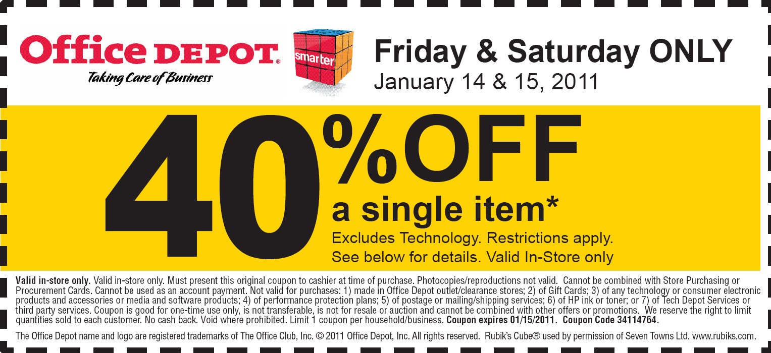 Office depot discount coupons