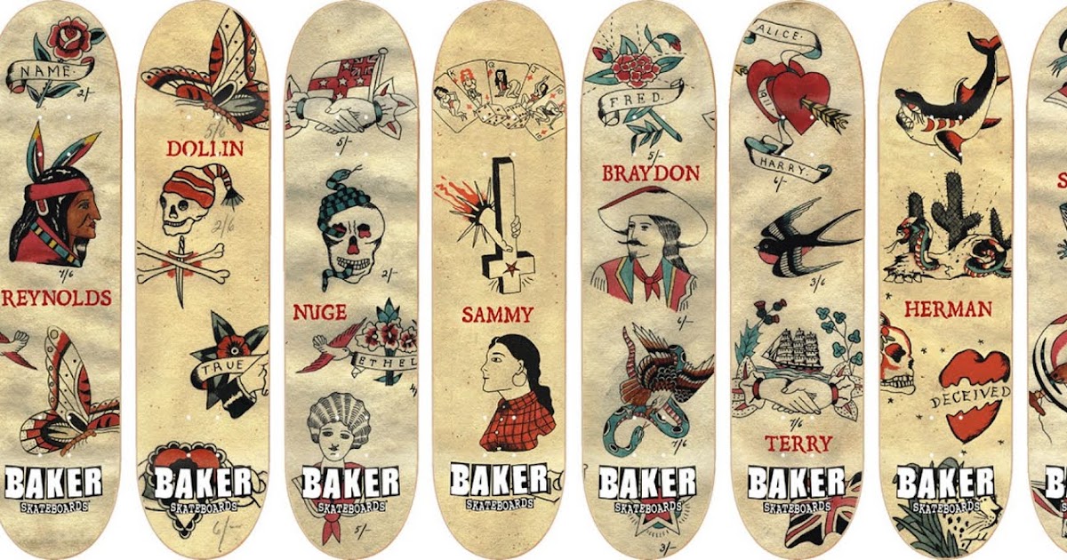 INTERSTATE Baker Skateboards iN Stock