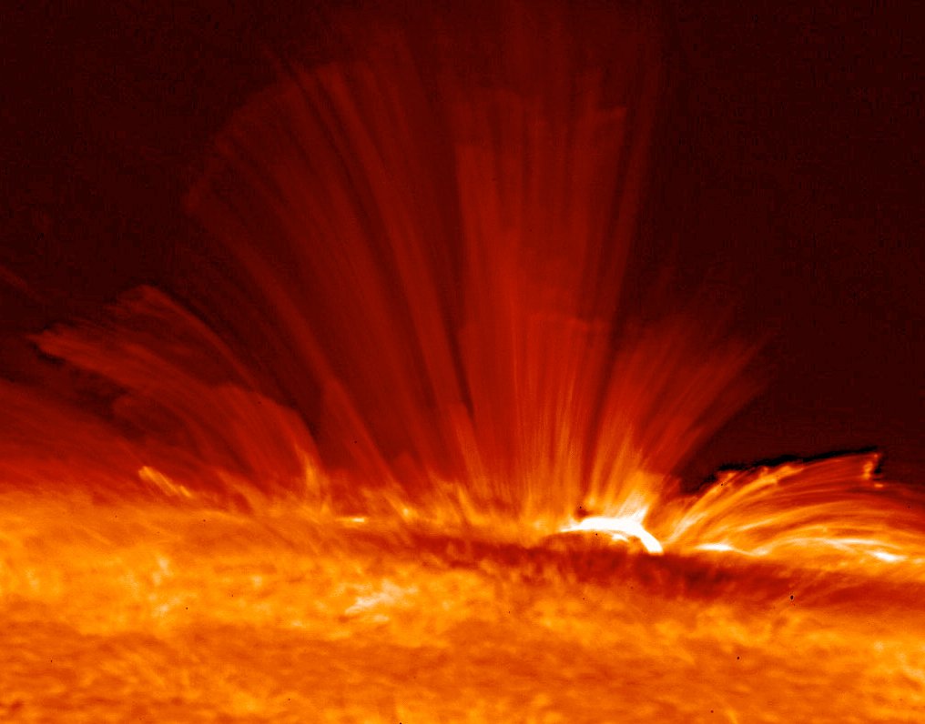 sun explosion