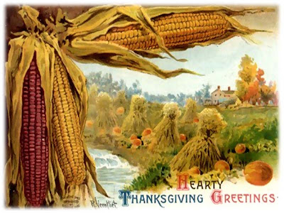 Traditional Thanksgiving Greeting Card