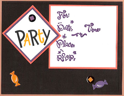 Halloween Party Invitation Cards