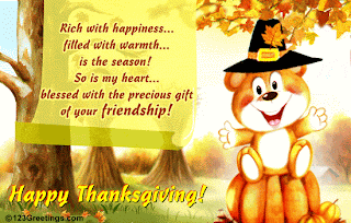 Free Thanksgiving Friends eCards