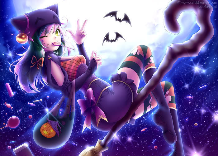 Cute Anime Witch  Anime halloween, Witch wallpaper, Anime witch