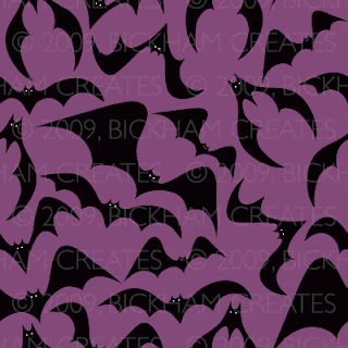 bat seamless pattern background
