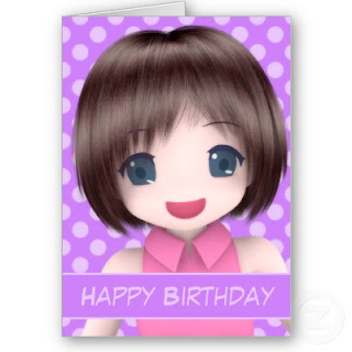 birthday wishes by anime cartoon