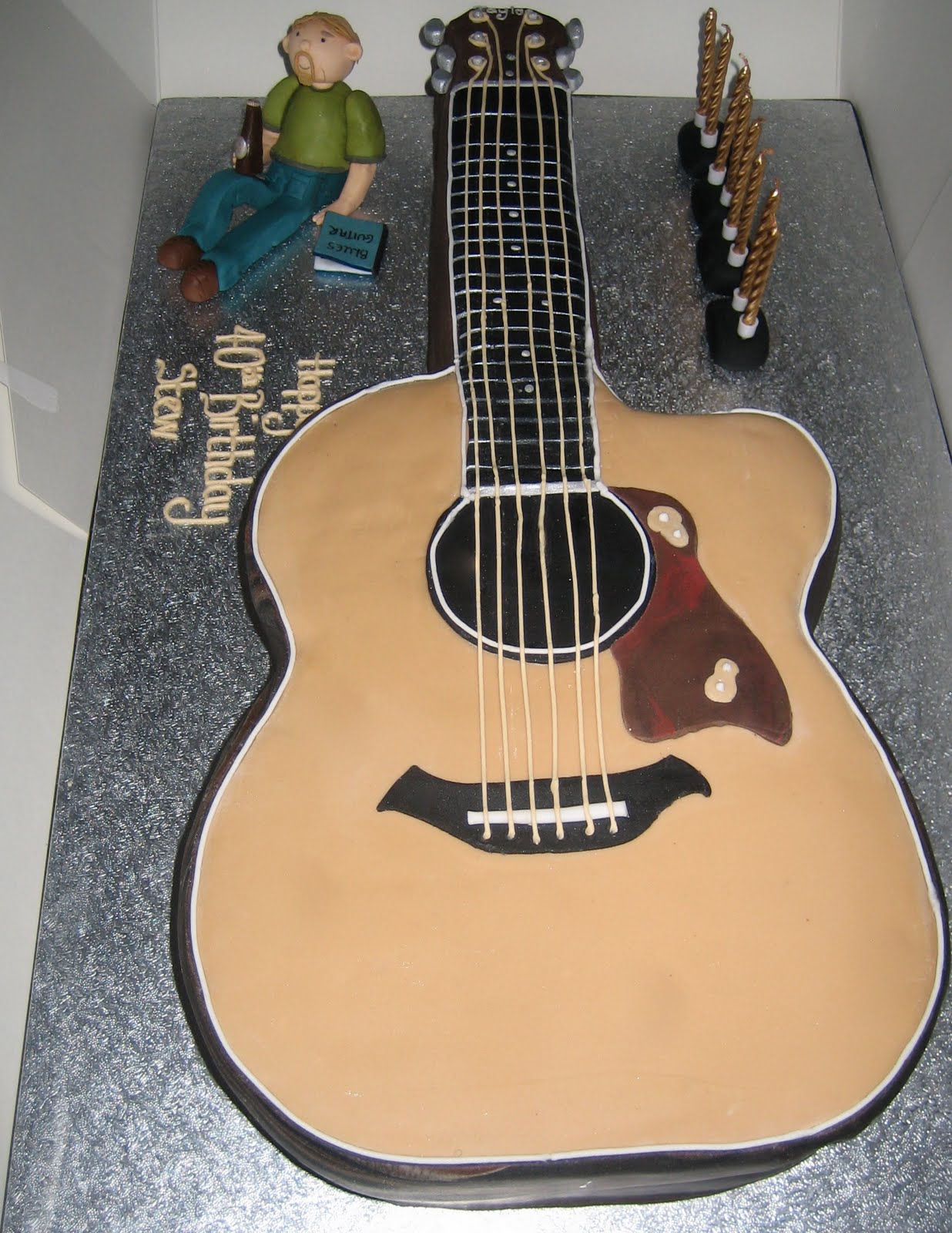 Custom Cake Design Guitar cake