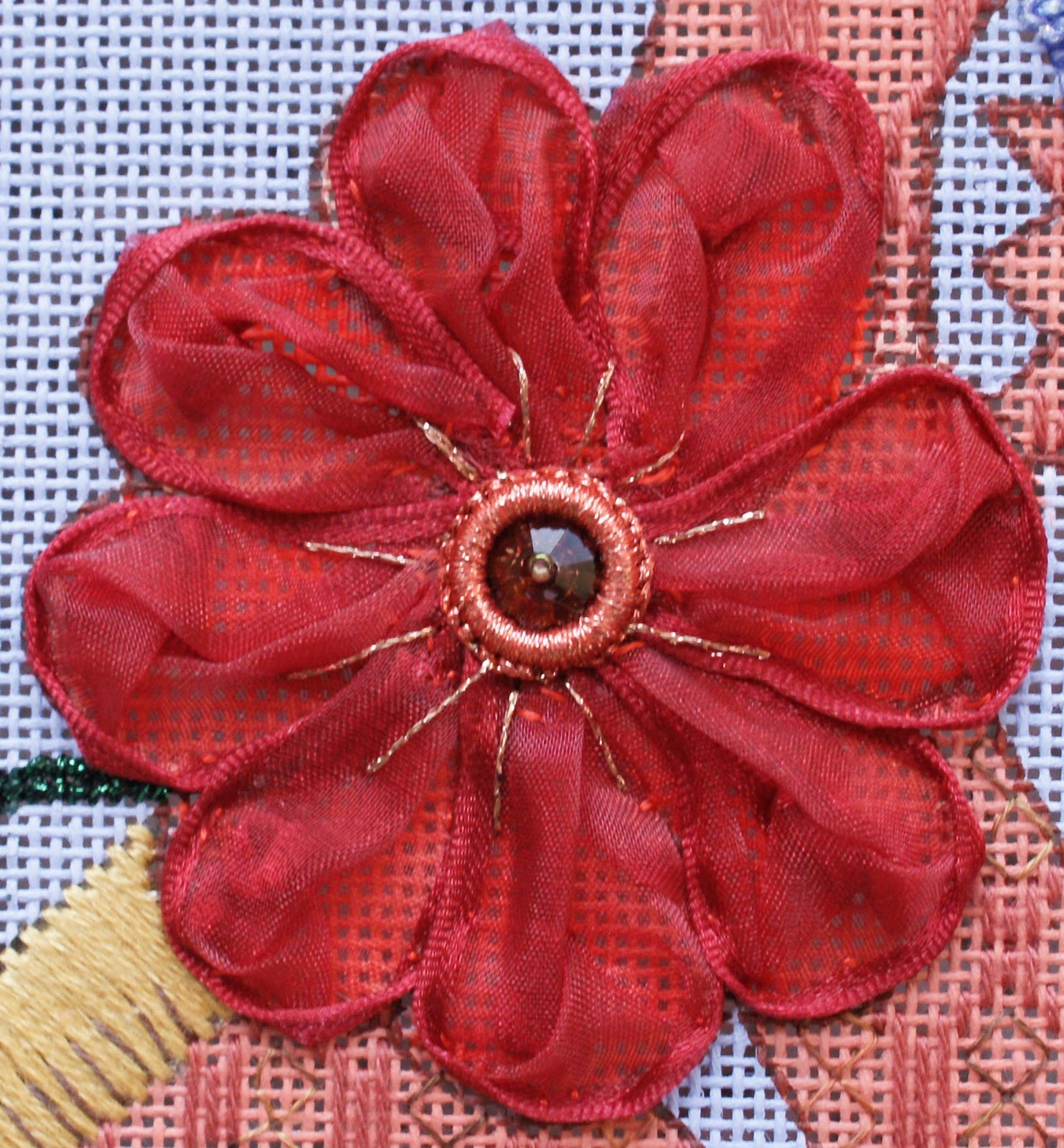 Wired Ribbon Flowers