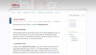 dfBlog Blogger Template