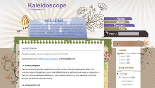 Kaleidoscope Blogger Template