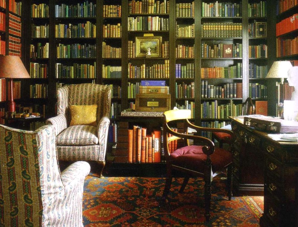 she moves the furniture Books Arranged by Color