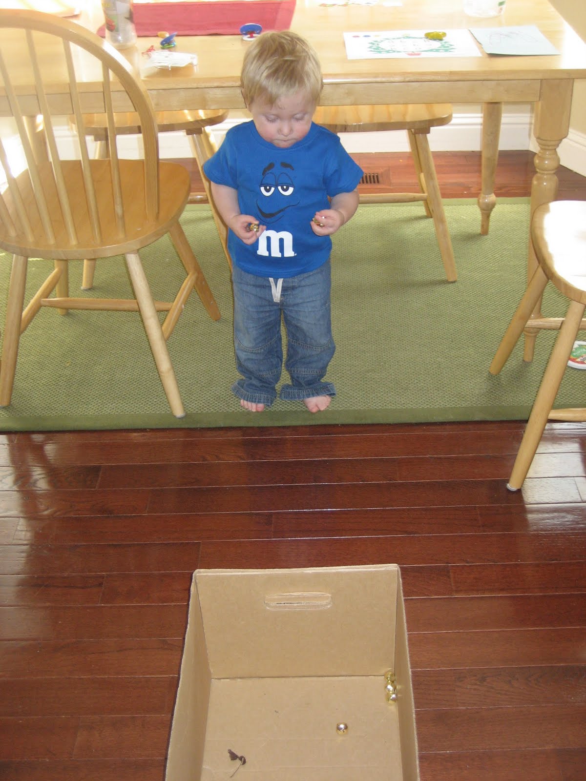 Toddler Approved! Bell toss game