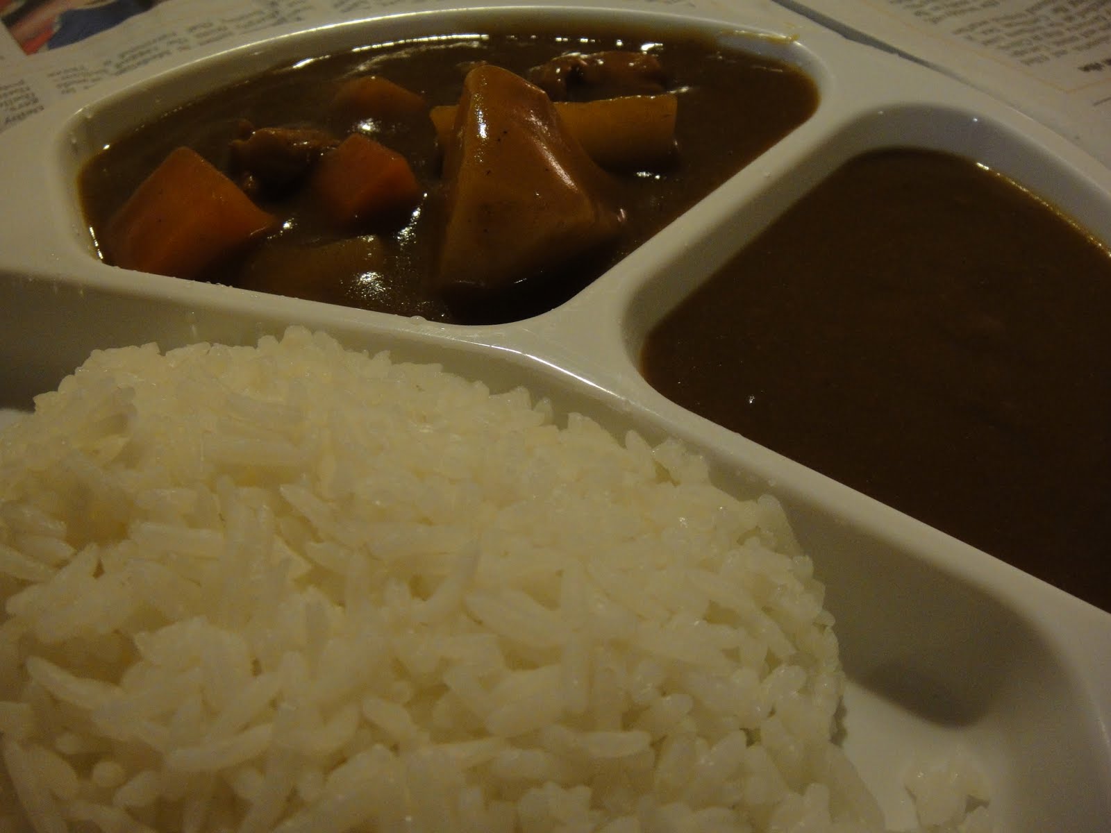 Baking & Cooking Japanese Curry with chicken cubes