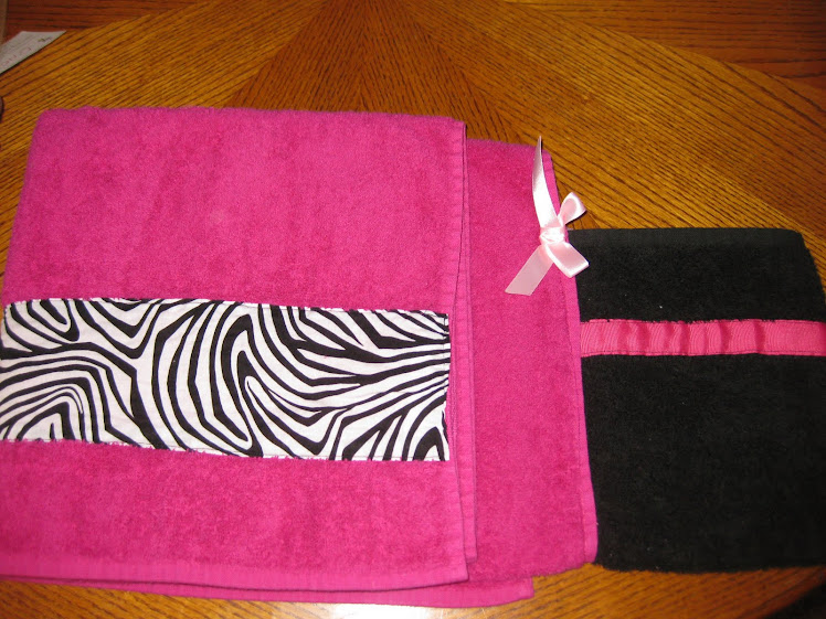 zebra on pink ribbon bows