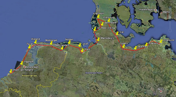 Planned route