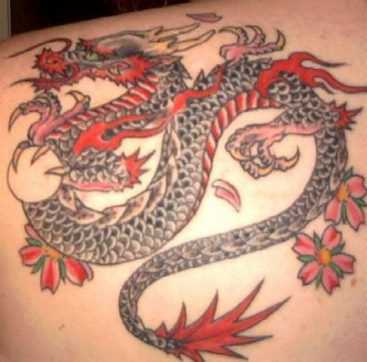 tattoo of dragons. I love that dragon tattoo