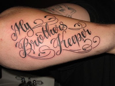 The fifth of my Letters Tattoos is this great arm tattoo I love the design