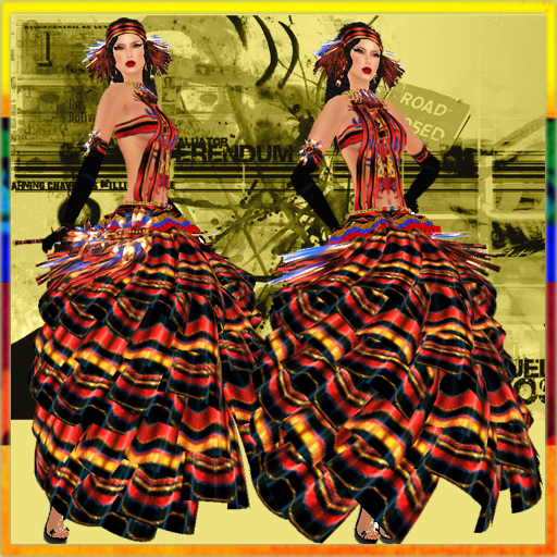 Thea Tamura Fashion TTF MISS VENEZUELA GOWN