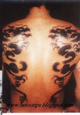 Tribal Dragon tattoos