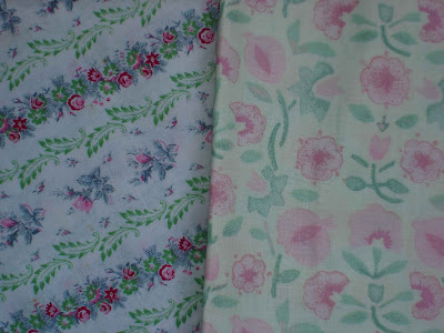 Duvidas na criação de pintassilgos e hibridação Tecidos+verde+e+rosa+flores