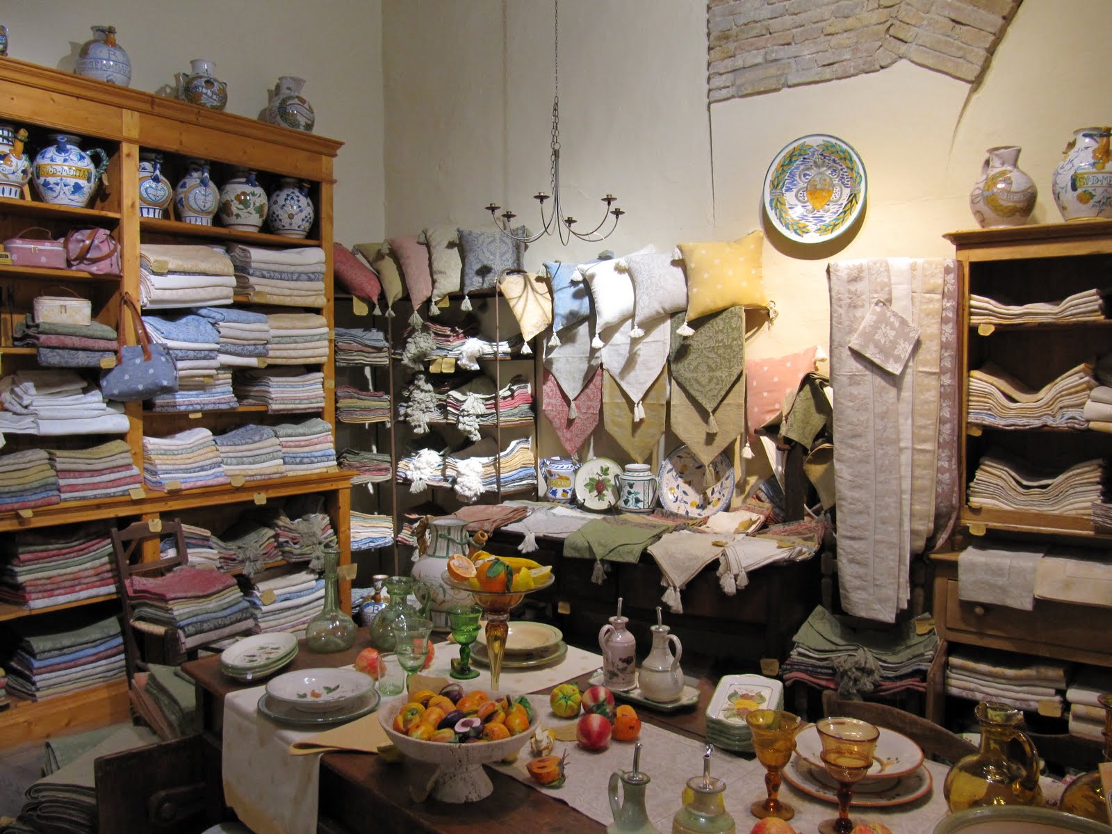 I found the most beautiful linen shops in San Gimignano Childrens