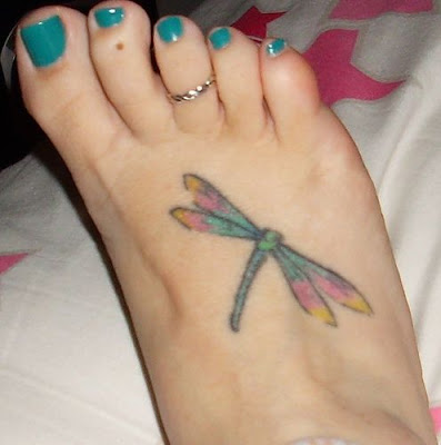 Star Tattoos On Feet For Girls. Female Tattoos For The Foot.