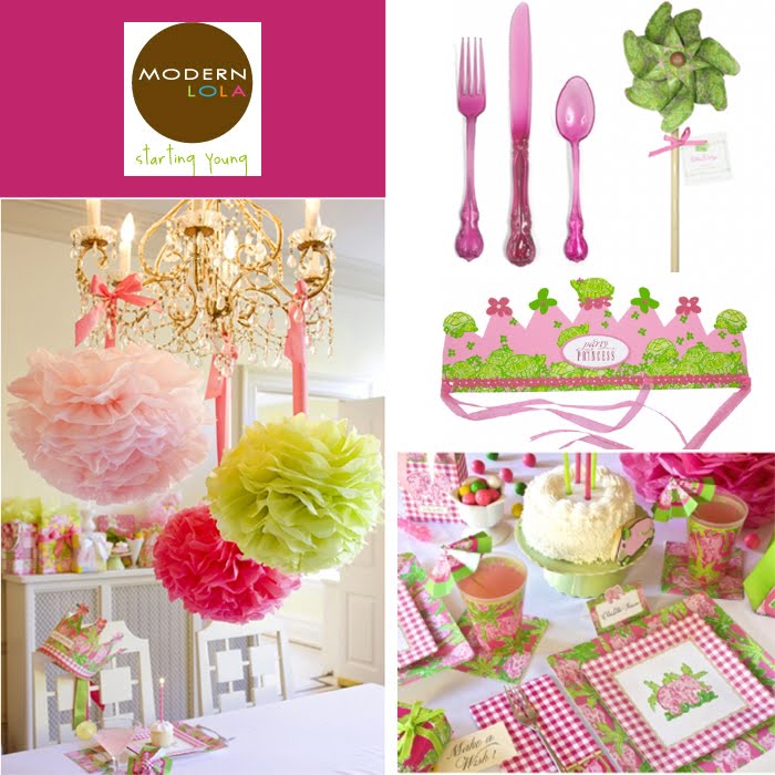 the Lilly Pulitzer party