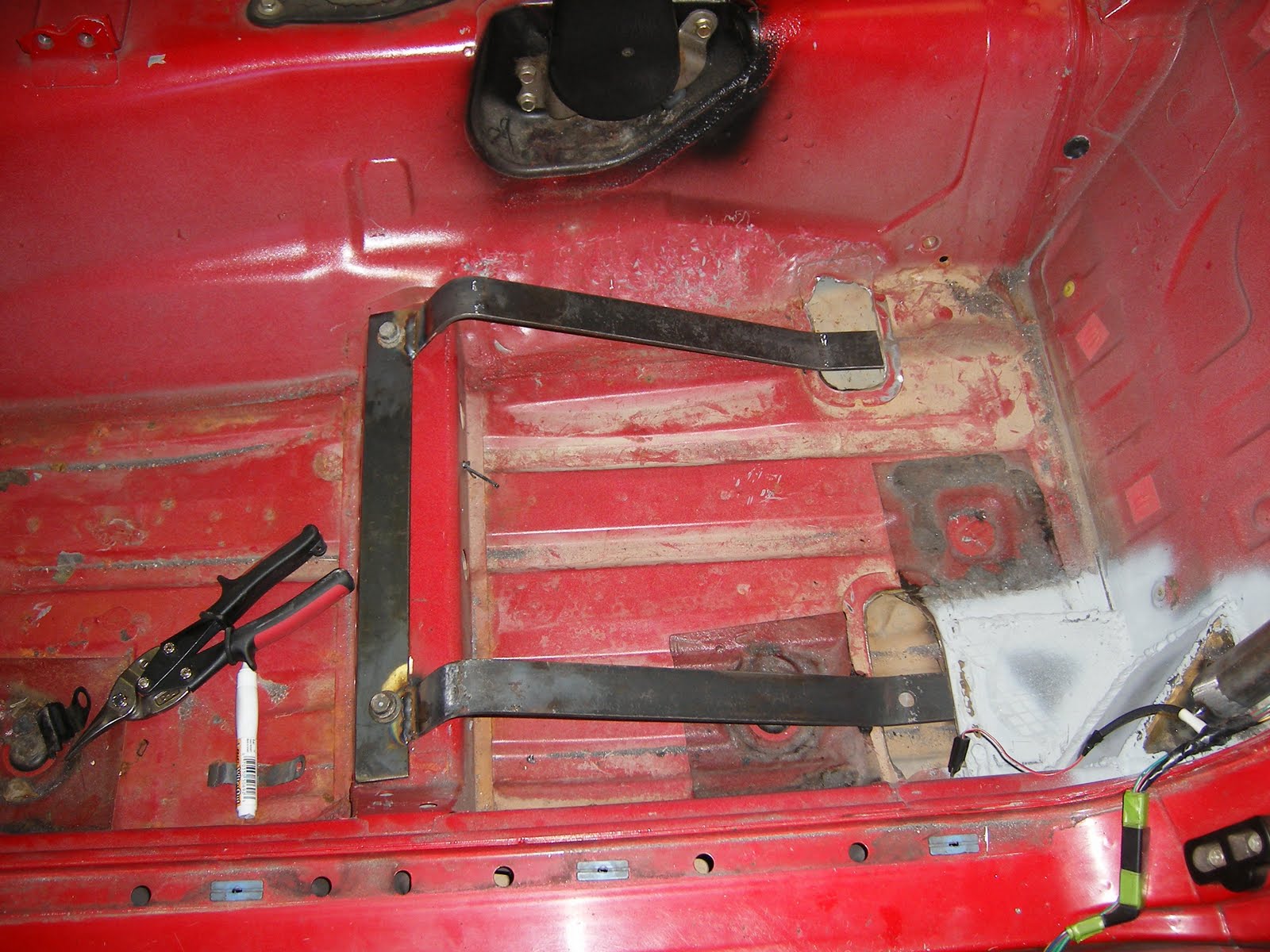 Project Red Sled Spec Miata Seat mounting