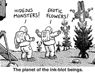 Planet of the Ink-blot Beings