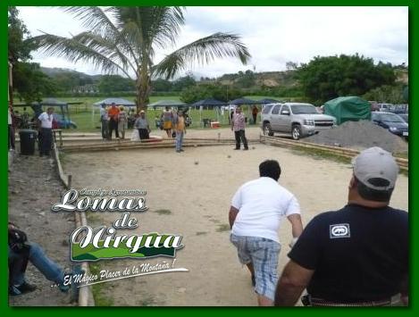 Cancha de bolas criollas.