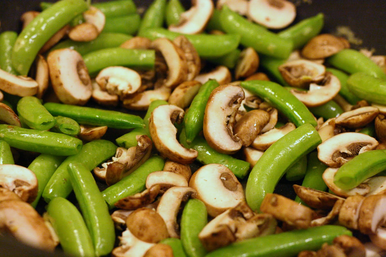 Laine's Recipe Box Shrimp Fried Rice with Sugar Snap Peas