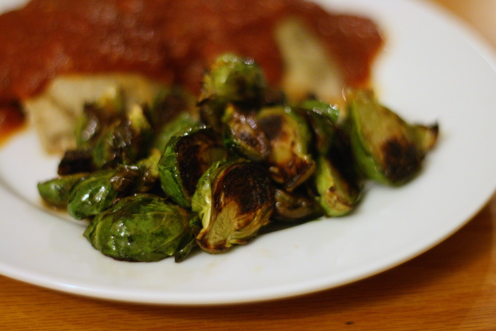 Laine's Recipe Box Roasted Brussels Sprouts with Orange Butter Sauce
