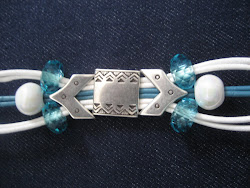pulseras cuero y zamak