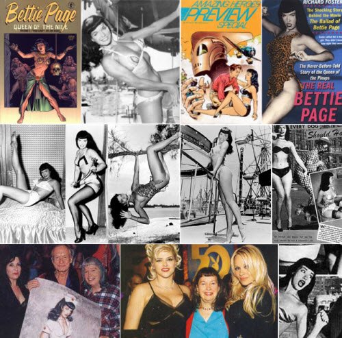 Collage Betty Page