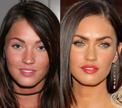 Transformers 3: El lado osuro de la Luna Megan+Fox+antes+y+despu%C3%A9s