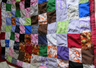indian patchwork baby quilt from old sarees saris and blouses