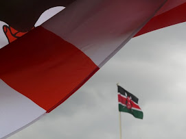 Ulster and Kenyan flags