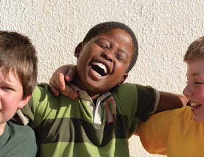 NAMC montessori activities for children's day boys laughing