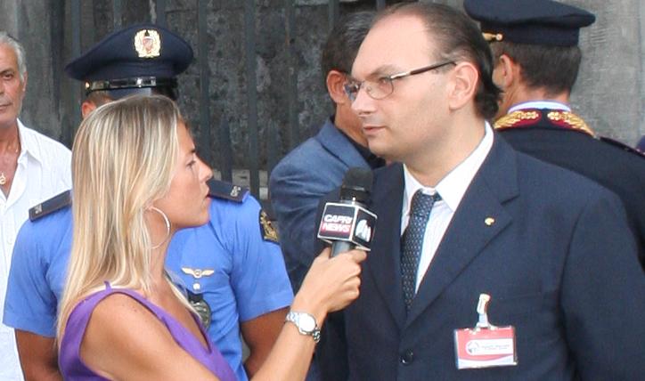 il PRESIDENTE GIUSEPPE ALVITI INTERVISTATO DALLA TV