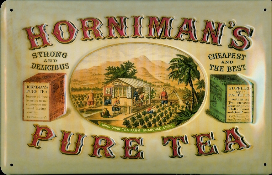 El Origen del Mundo Tea Vintage Metal Tin Signs