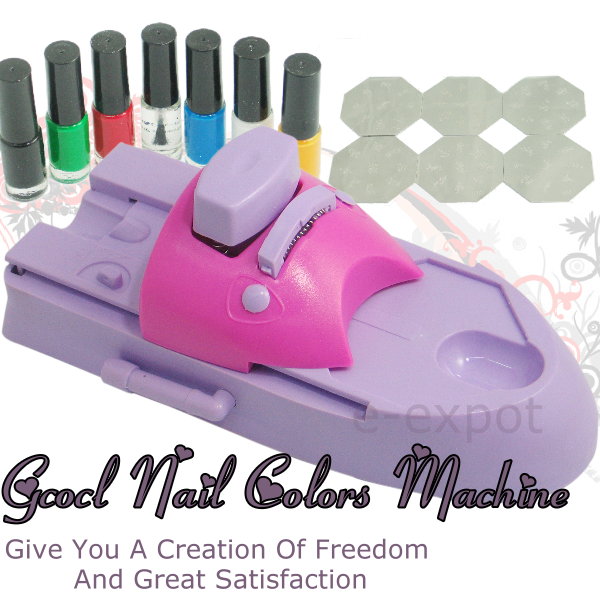 *COISAS DOS EUA* Máquina de estampas para unhas!! Nail Color Art Machine