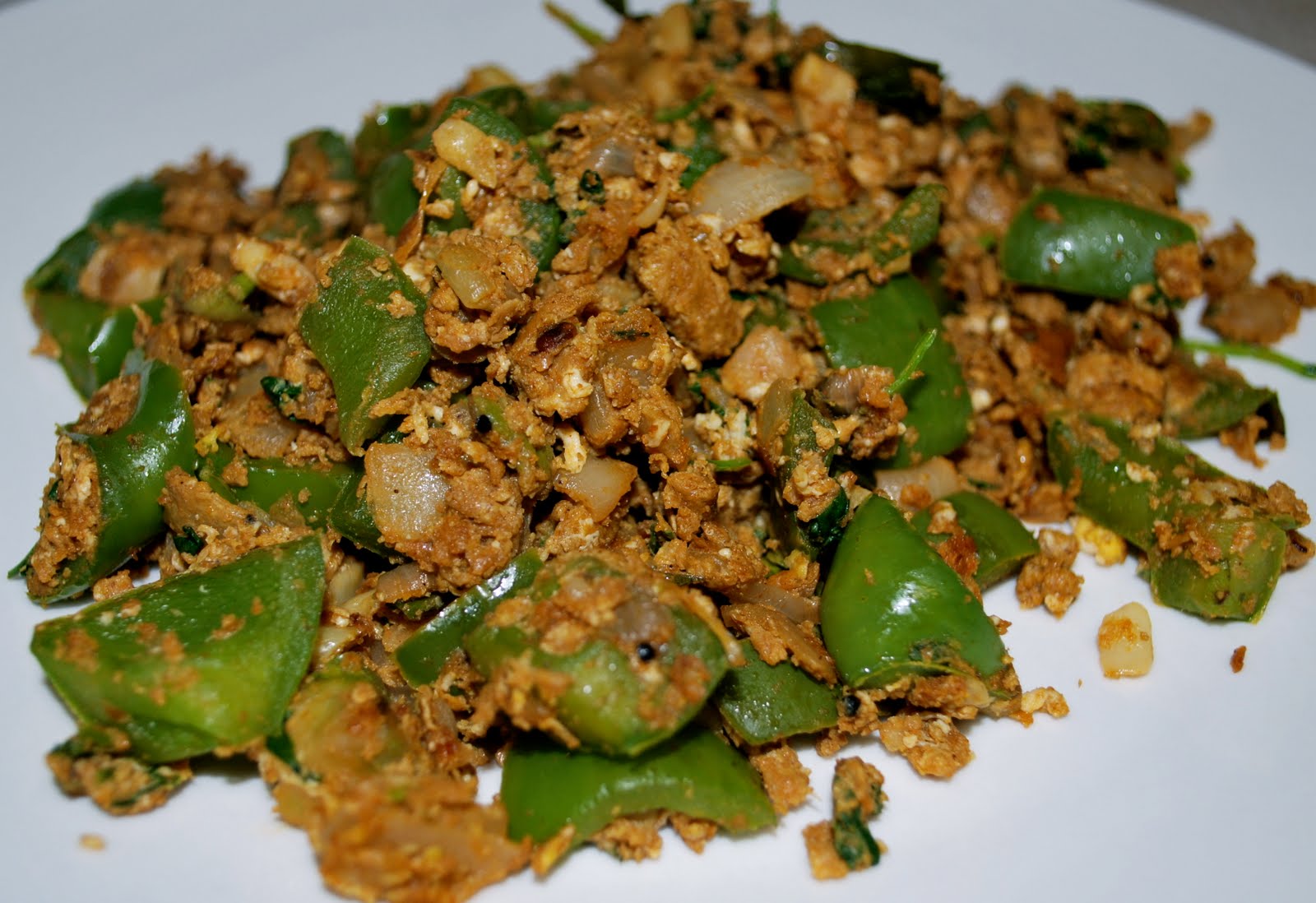 lakshanarecipes Capsicum Egg Fry
