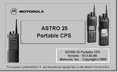 motorola astro 25 portable cps