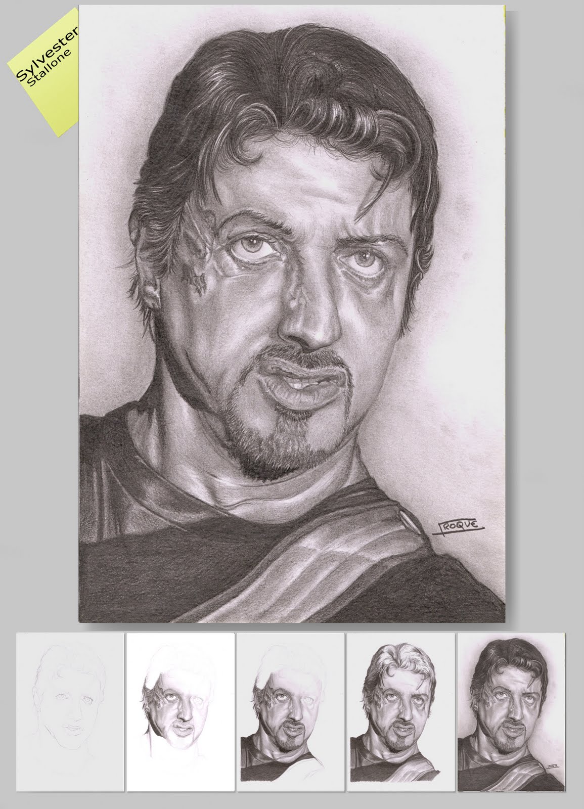 Dessins ou caricatures - Page 14 Sylvester+Stallone