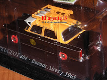 TAXI PEUGEOT 404 ESC. 1/43.