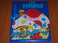 CARPETA ACOLCHONADITA DE "LOS PITUFOS".