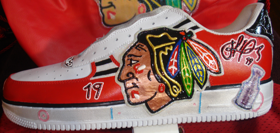 TwystedGear Custom Shoes Chicago Blackhawks Shoes