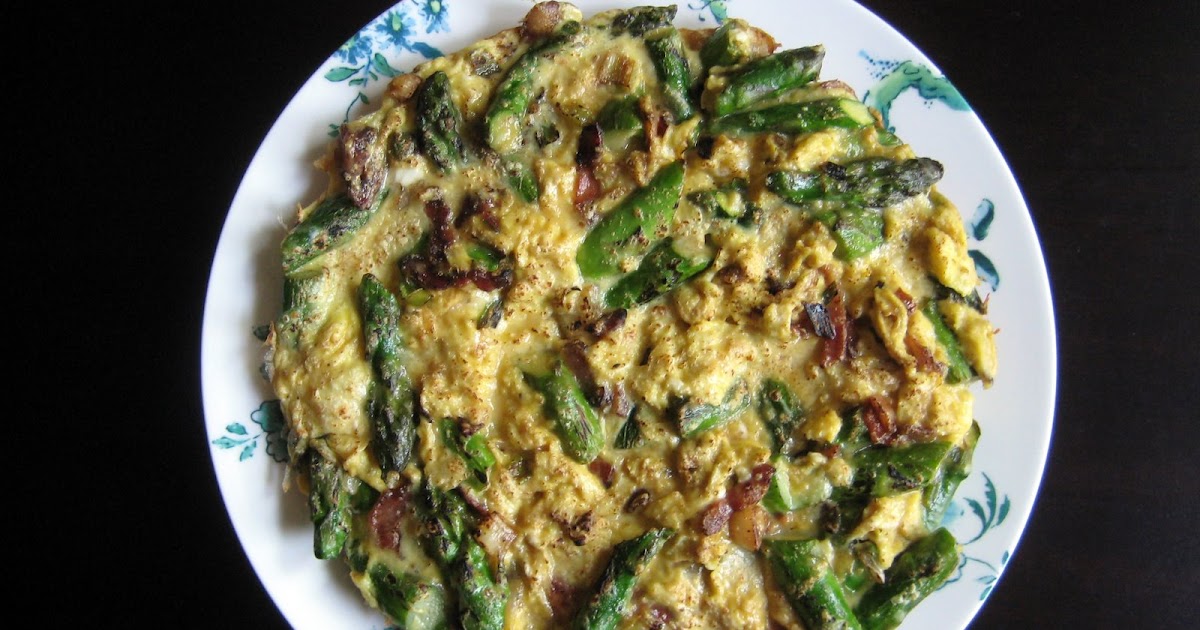 REC(ession)IPES Asparagus, Bacon & Scallion Frittata