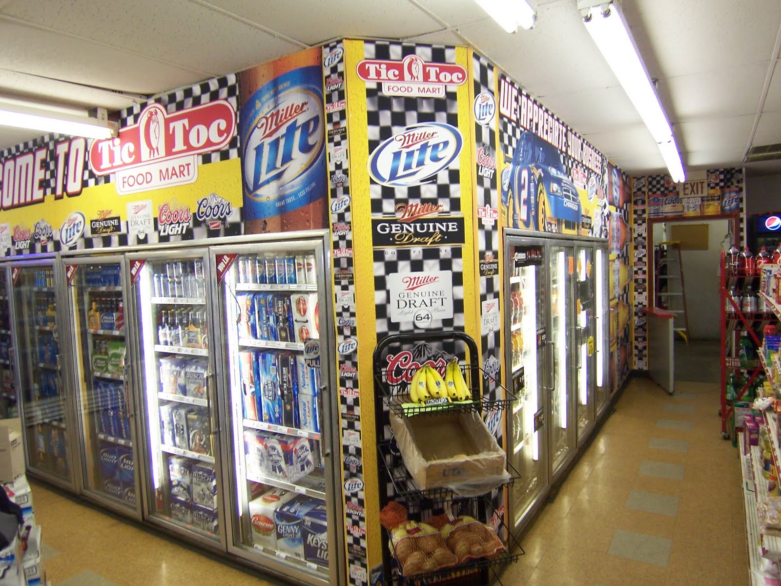 Black Sunshine Tic Toc Beverage Cooler Wrap