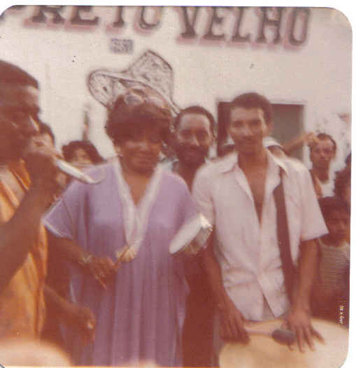 Visita da Cantora Alcione no Preto Velho em 1980 !