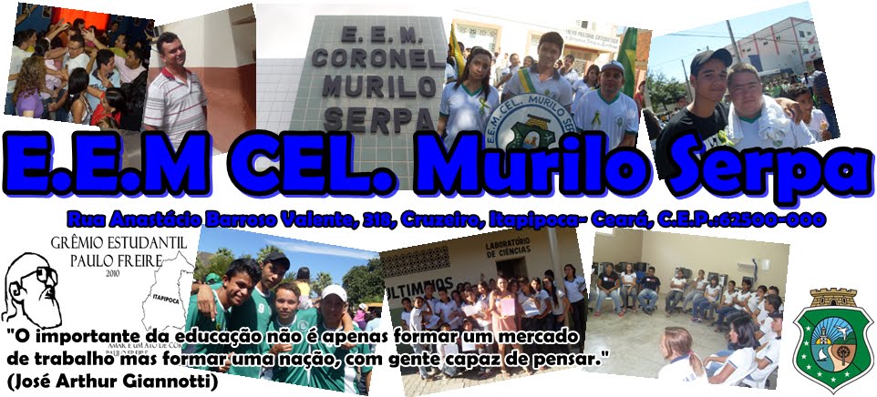 ESCOLA DE ENSINO MÉDIO CORONEL MURILO SERPA